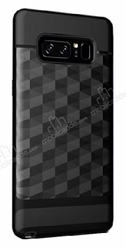 Samsung Galaxy Note 8 Prizma Desenli Ultra Koruma Siyah Klf