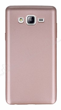 Samsung Galaxy On7 Mat Rose Gold Silikon Klf
