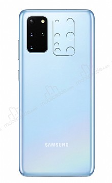 Samsung Galaxy S20 Plus effaf 3D Cam Kamera Koruyucu