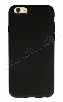 iPhone 6 / 6S Siyah Mat Silikon Klf