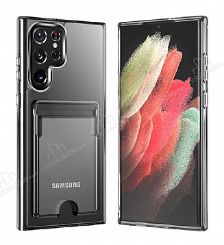 Samsung Galaxy S23 Ultra Kartlkl effaf Rubber Klf