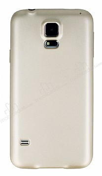 Samsung Galaxy S5 Mat Gold Silikon Klf