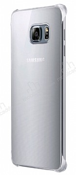 Samsung Galaxy S6 Edge Plus Orjinal Glossy Cover Silver Aynal Klf