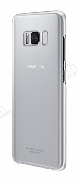 Samsung Galaxy S8 Orjinal Clear Cover Silver Rubber Klf