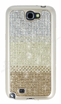 Samsung N7100 Galaxy Note 2 Tal Geili Gold Silikon Klf