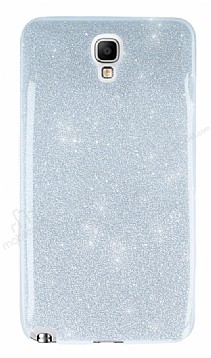 Samsung N7500 Galaxy Note 3 Neo Simli Silver Silikon Klf