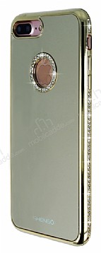 Shengo iPhone 7 Plus / 8 Plus Tal Gold Silikon Klf
