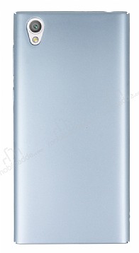 Sony Xperia L1 Tam Kenar Koruma Silver Rubber Klf