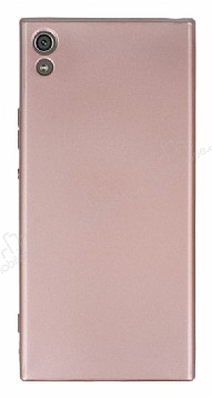 Sony Xperia XA1 Ultra Mat Rose Gold Silikon Klf