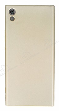 Sony Xperia XA1 Ultra Mat Gold Silikon Klf