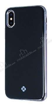 Totu Design Furios iPhone X / XS 3 1 Arada Siyah Rubber Klf