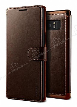 VRS Design Dandy Layered Leather Samsung Galaxy Note 8 Kahverengi Klf
