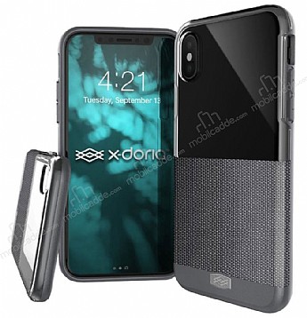X-Doria Dash iPhone X / XS Ultra Koruma Dark Silver Klf