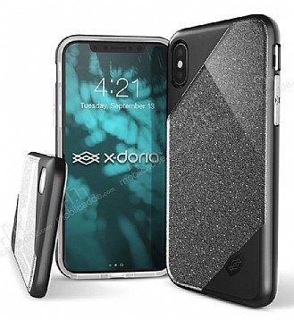 X-Doria Revel Lux iPhone X / XS Ultra Koruma Siyah Klf
