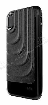X-Doria Spartan iPhone X / XS Ultra Koruma Siyah Gerek Deri Klf