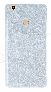 Xiaomi Mi Max 2 Simli Silver Silikon Klf