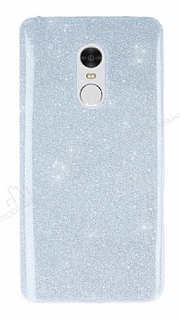 Xiaomi Redmi Note 4 Simli Silver Silikon Klf