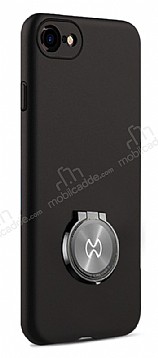 Xundd Vette Series iPhone 6 / 6S Silikon Kenarl Siyah Deri Klf