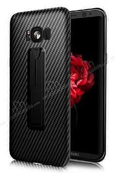 Xundd Vision Series Samsung Galaxy S8 Karbon Siyah Silikon Klf