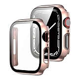 Apple Watch 7 Siyah ereveli Rose Gold Klf 45mm