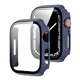 Apple Watch 7 Siyah ereveli Lacivert Klf 41mm
