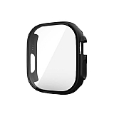 Apple Watch Ultra Siyah Rubber Klf ve Ekran Koruyucu (49mm)