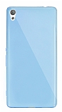 Dafoni Aircraft Sony Xperia XA Ultra Sper nce effaf Mavi Silikon Klf
