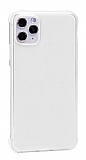 Dafoni Hummer iPhone 11 Pro Ultra Koruma Silikon Kenarl effaf Klf