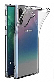 Dafoni Hummer Samsung Galaxy Note 10 Ultra Koruma Silikon Kenarl effaf Klf