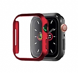 Dafoni Metallic Apple Watch 7 Krmz Klf 45mm
