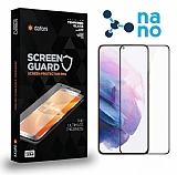 Dafoni Samsung Galaxy S21 FE 5G Full Mat Nano Premium Ekran Koruyucu