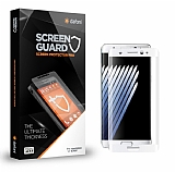 Dafoni Samsung Galaxy Note FE Tempered Glass Premium Beyaz Curve Cam Ekran Koruyucu