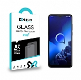 Eiroo Alcatel 3X 2019 Tempered Glass Cam Ekran Koruyucu