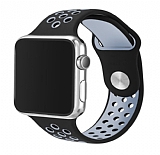 Eiroo Apple Watch Gri-Siyah Spor Kordon (42 mm)