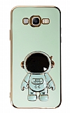 Eiroo Astronot Samsung Galaxy J7-J7 Core Standl Yeil Silikon Klf