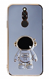 Eiroo Astronot Xiaomi Redmi 8 Standl Mavi Silikon Klf