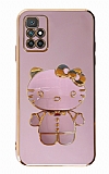 Eiroo Aynal Kitty Xiaomi Redmi 10 Prime 2022 Standl Mor Silikon Klf