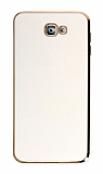 Eiroo Borderline Samsung Galaxy J7 Prime Kamera Korumal Beyaz Silikon Klf