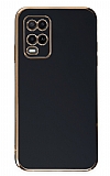 Eiroo Borderline Oppo A54 4G Kamera Korumal Siyah Silikon Klf