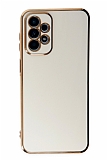Eiroo Borderline Samsung Galaxy A23 Kamera Korumal Beyaz Silikon Klf