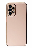 Eiroo Borderline Samsung Galaxy A23 Kamera Korumal Pembe Silikon Klf