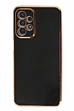 Eiroo Borderline Samsung Galaxy A23 Kamera Korumal Siyah Silikon Klf