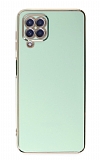 Eiroo Borderline Samsung Galaxy A22 4G Kamera Korumal Yeil Silikon Klf