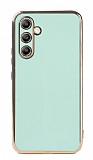 Eiroo Borderline Samsung Galaxy A54 Kamera Korumal Yeil Silikon Klf