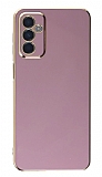 Eiroo Borderline Samsung Galaxy M23 Kamera Korumal Mor Silikon Klf