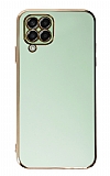 Eiroo Borderline Samsung Galaxy M32 Kamera Korumal Yeil Silikon Klf