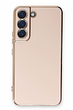 Eiroo Borderline Samsung Galaxy S21 FE 5G Kamera Korumal Pembe Silikon Klf