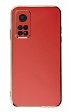 Eiroo Borderline Xiaomi Mi 10T Kamera Korumal Krmz Silikon Klf