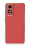 Eiroo Borderline Xiaomi Redmi Note 11 Pro Kamera Korumal Krmz Silikon Klf