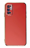Eiroo Borderline Xiaomi Redmi Note 11 SE Kamera Korumal Krmz Silikon Klf